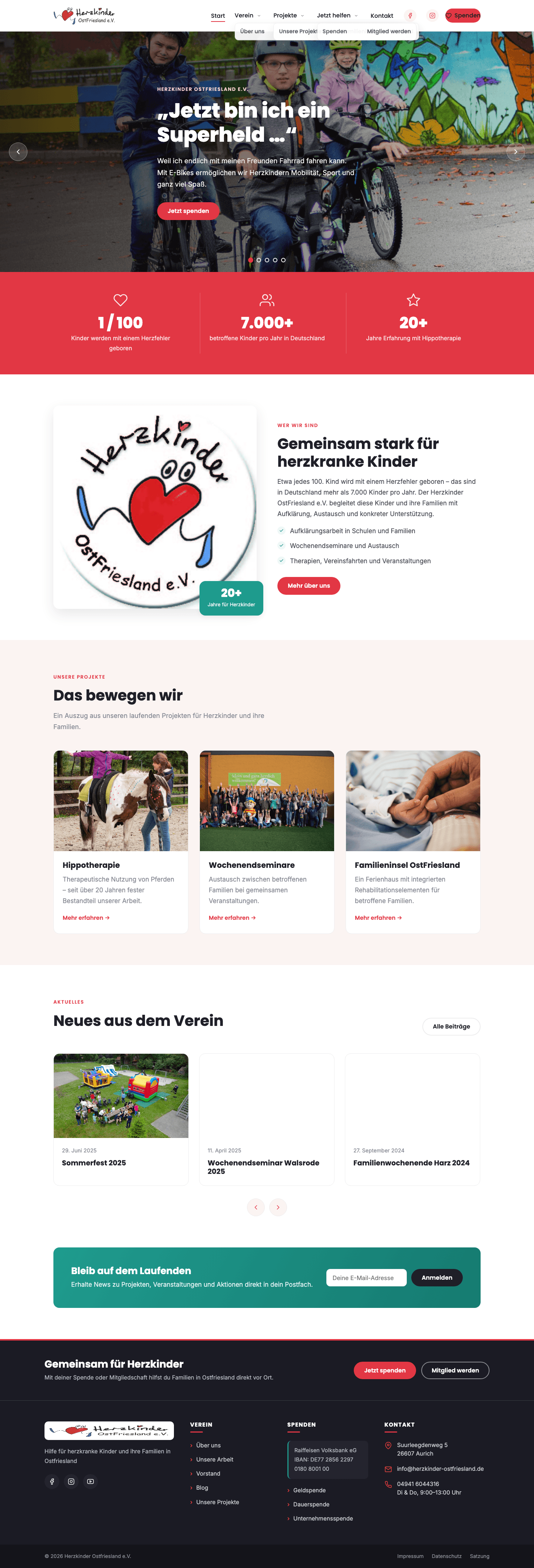 Herzkinder Ostfriesland Screenshot 2